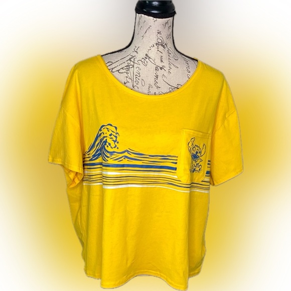 Disney’s Stitch Crop Top from The Tropical Stitch Collection 2022 NWT - Picture 1 of 5